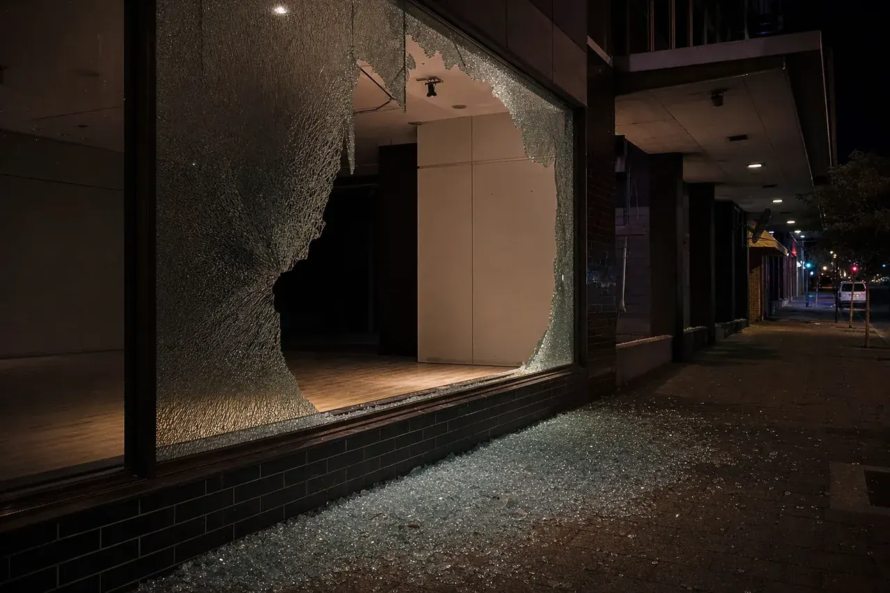 Smashed Shopfronts
